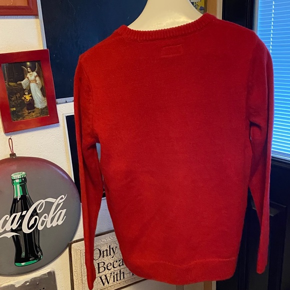 Red Dog Pattern Sweater - Picture 3 of 3